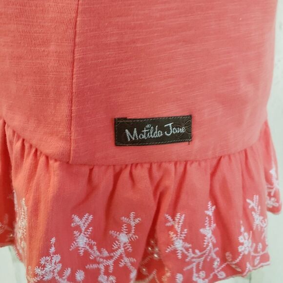 Matilda Jane Eyelet Tee Sz S - Picture 4 of 11